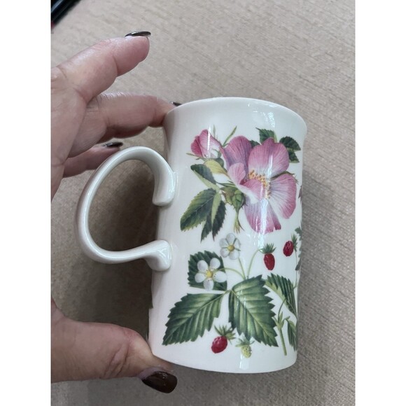 Dunoon Fine Bone China Floral Coffee Tea Mug Floral Garden Scotland Porcelain - Picture 4 of 9